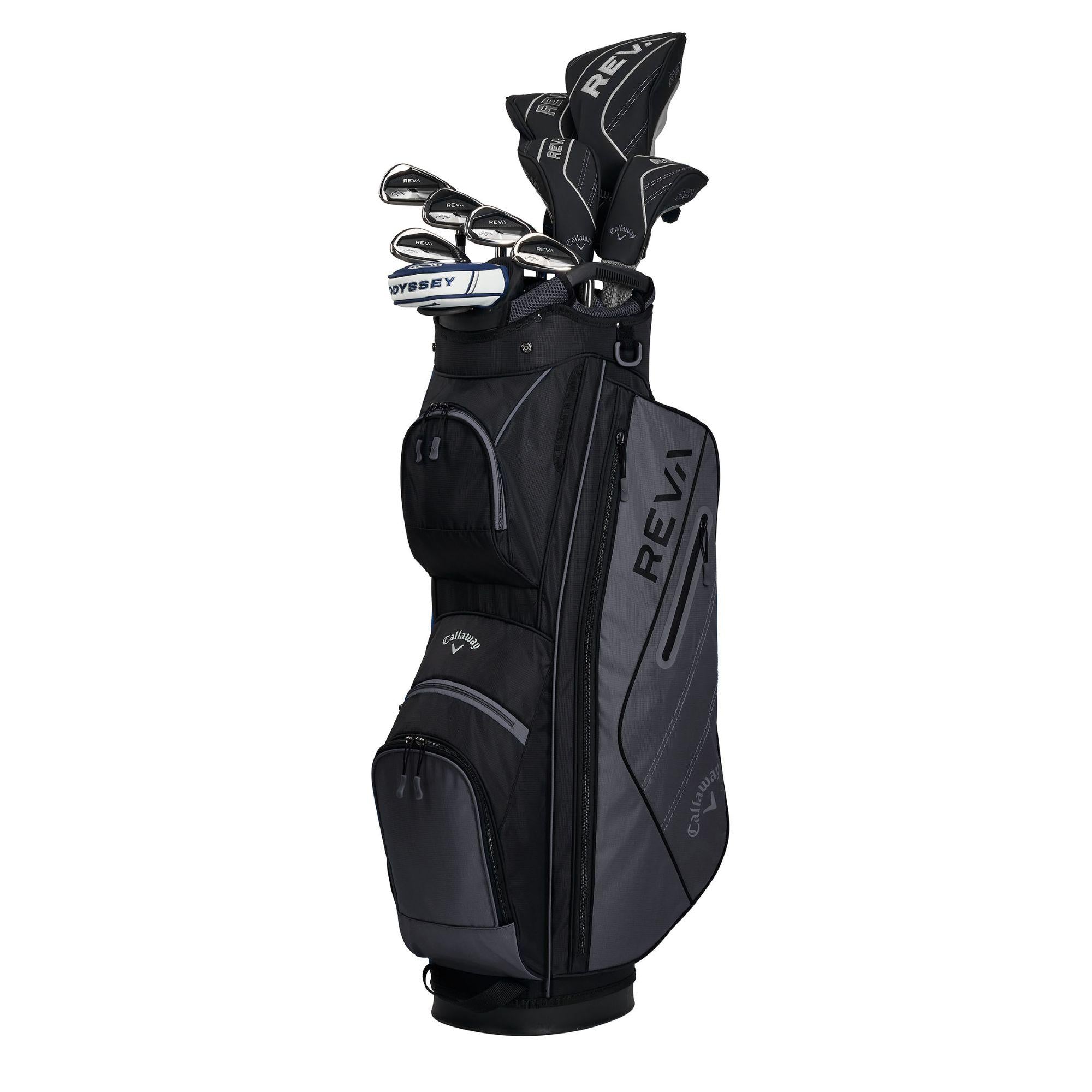 Callaway REVA 11 Damen Golf Komplettset Schwarz – 11-teilig – Für Anfängerinnen & Fortgeschrittene