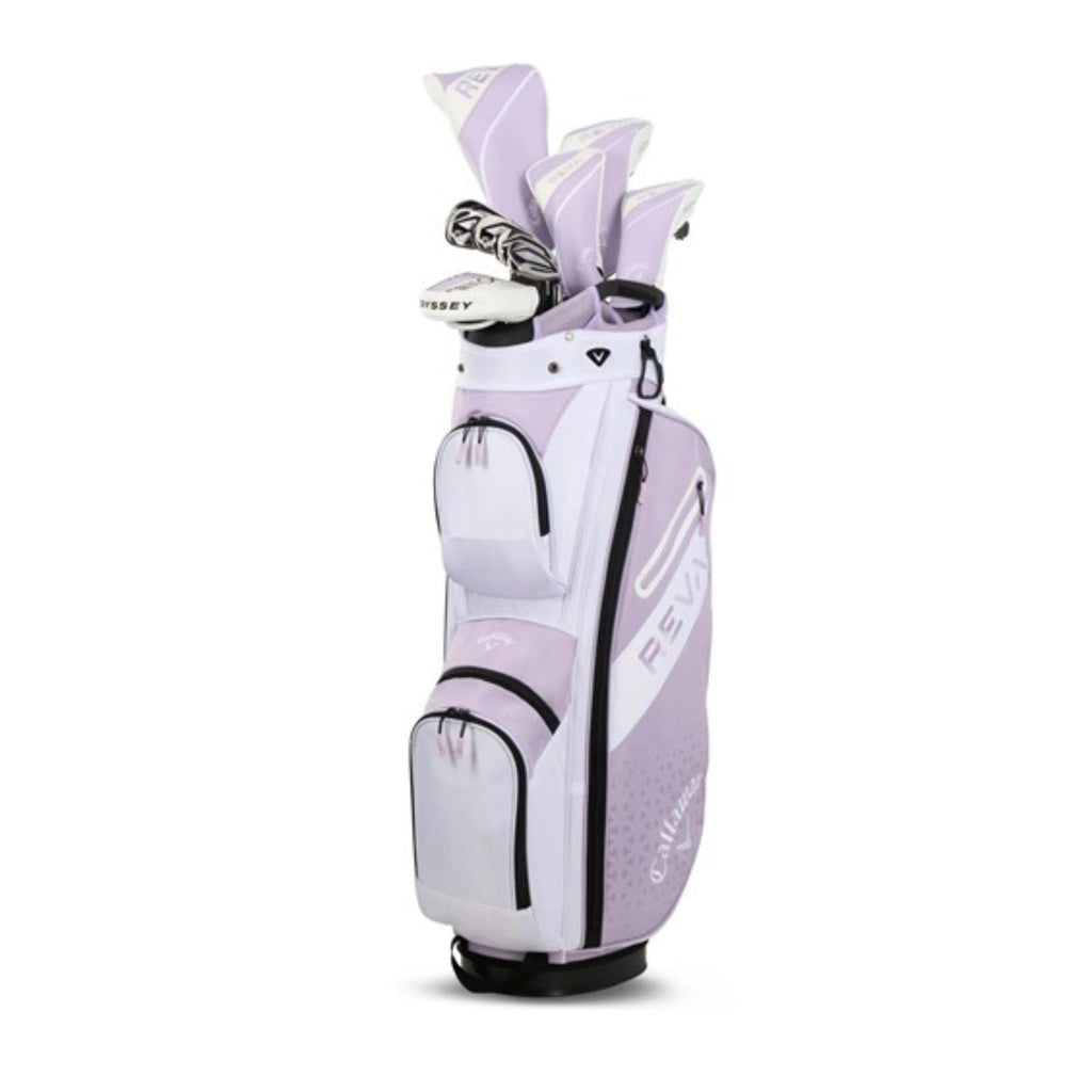Callaway REVA 11 Damen Golf Komplettset Violett – 11-teilig inkl. Cartbag – Für alle Spielstärken