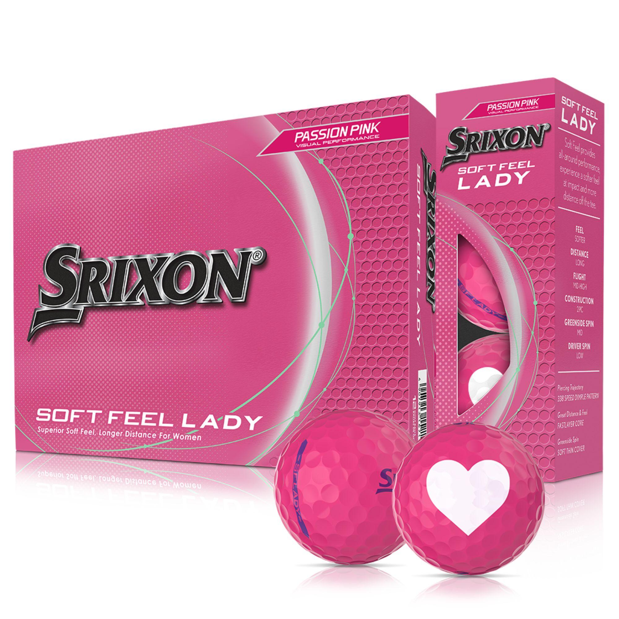 Srixon Soft Feel Lady Golfbälle 2026 – 12er Pack – Weiches Gefühl & Maximale Distanz für Damen