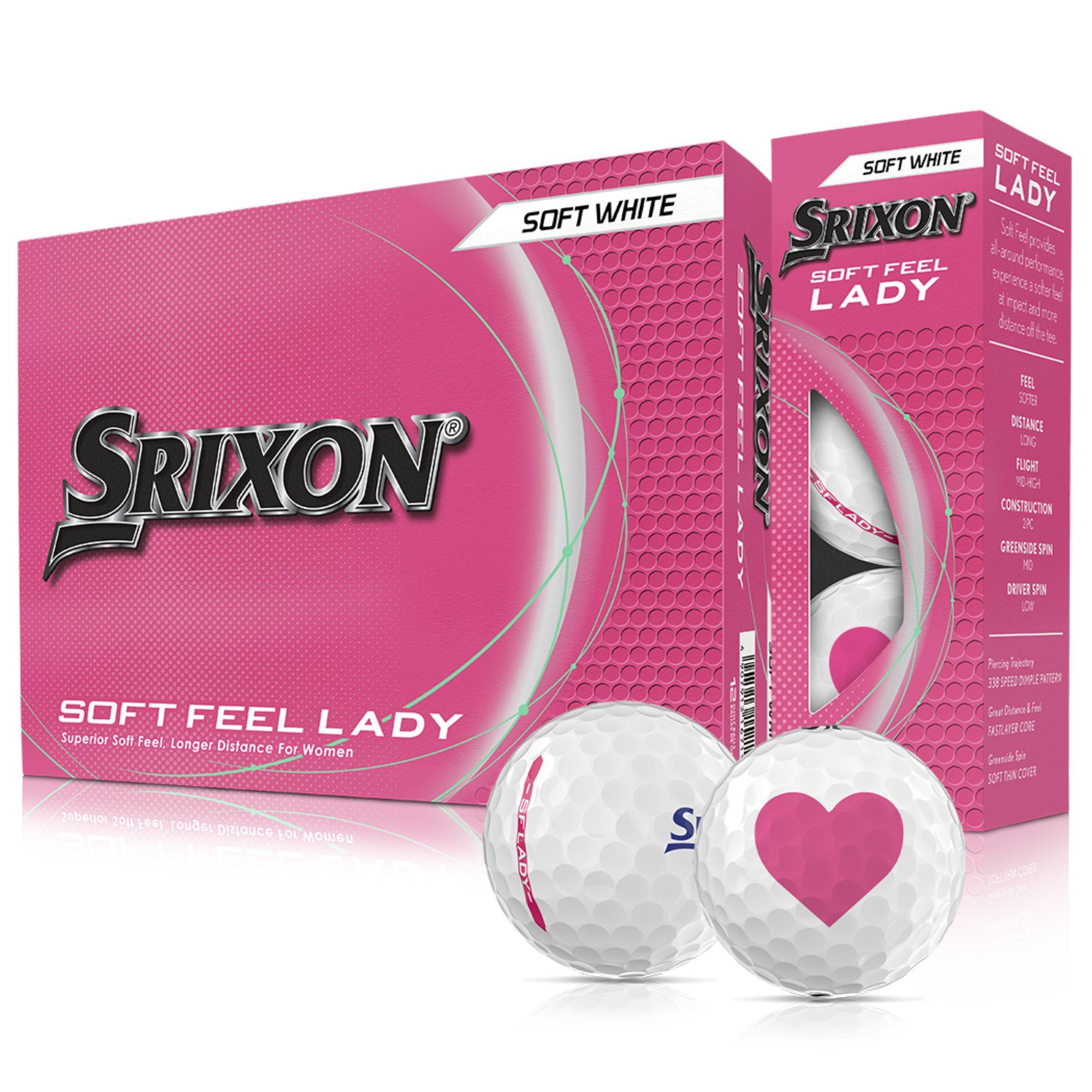 Srixon Soft Feel Lady Golfbälle 2026 – 12er Pack – Weiches Gefühl & Maximale Distanz für Damen