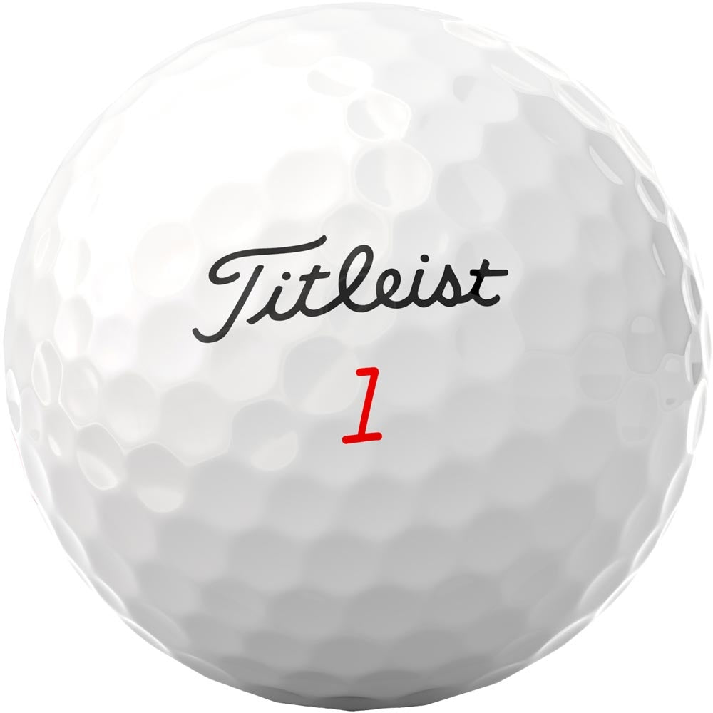 Titleist TruFeel Golfbälle 2025 – 12er Pack – Weichster Titleist Golfball mit maximaler Länge