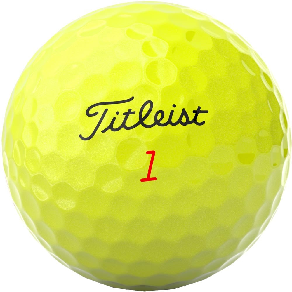 Titleist TruFeel Golfbälle 2025 – 12er Pack – Weichster Titleist Golfball mit maximaler Länge