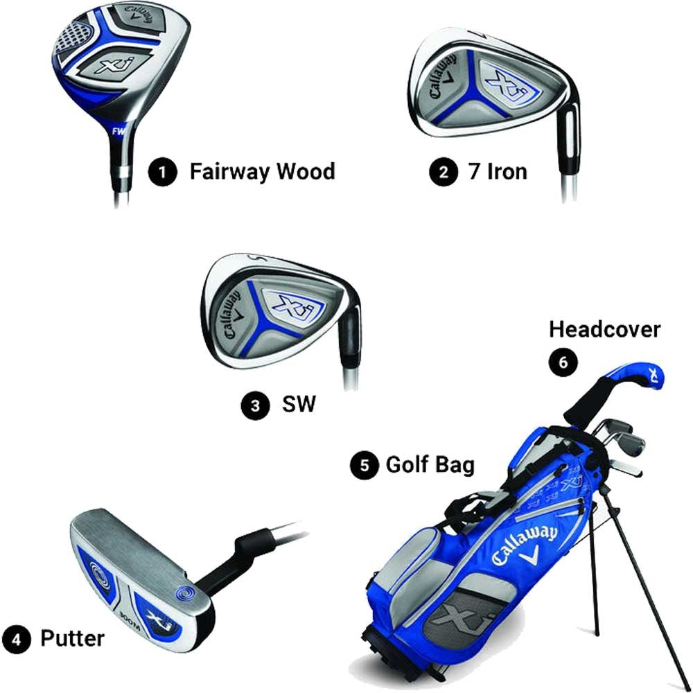 Callaway XJ Junior Golf Set Level 1 – Für Kinder 95–115 cm – Leicht & Leistungsstark