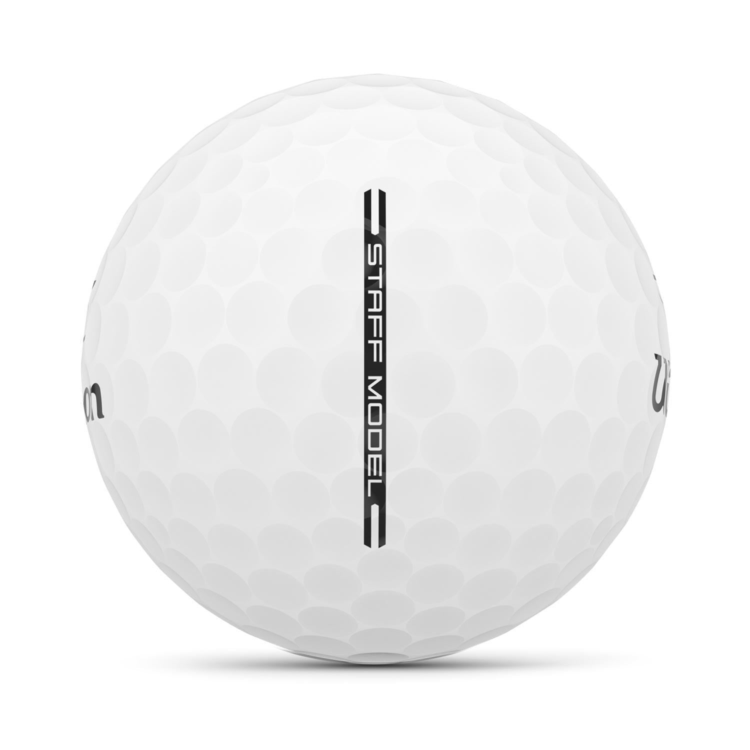 Wilson Staff Model Golfbälle – 12er Pack – Tour-Qualität mit 4-lagiger Urethan-Konstruktion