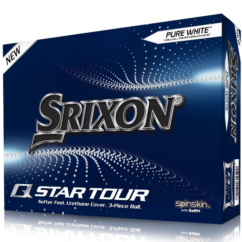 Srixon Q-Star Tour Golfbälle 2024 – 12er Pack – Tour-Performance mit weichem Gefühl