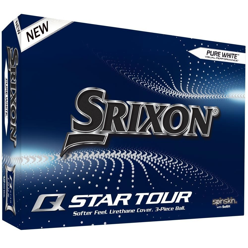 Srixon Q-Star Tour Golfbälle 2024 – 12er Pack – Tour-Performance mit weichem Gefühl