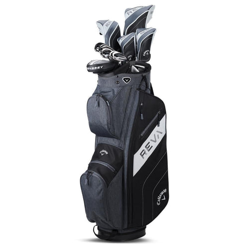 Callaway REVA 11 Damen Golf Komplettset Schwarz – 10 Schläger + Cartbag – Anfängerinnen & Fortgeschrittene