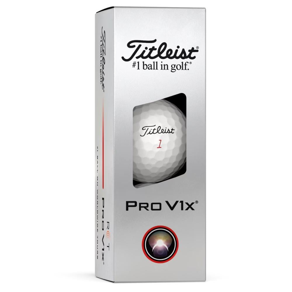 Titleist Pro V1x RCT Golfbälle 2025 – 12er Pack – Radar Capture Technology für Indoor Training