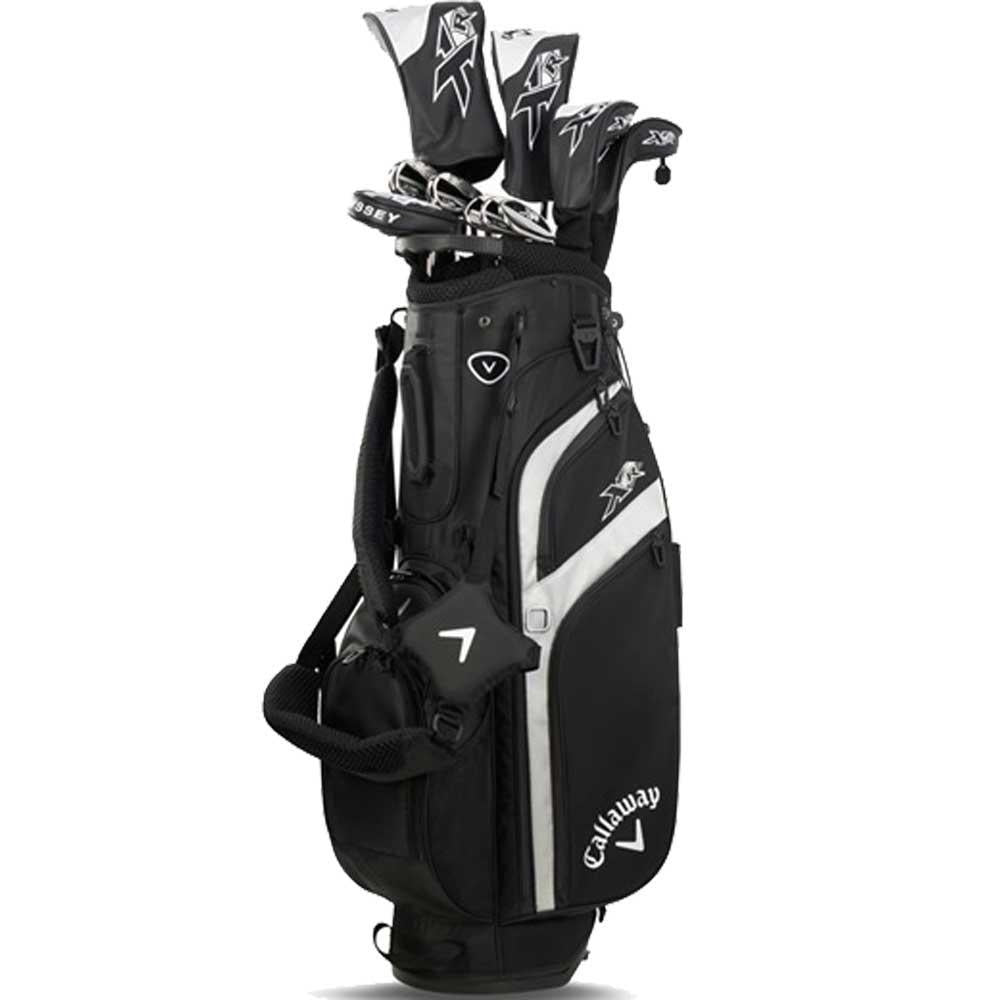 Callaway XR Complete Herren Golf Komplettset 2026 Schwarz/Silber – 13-teilig inkl. Standbag & Headcover